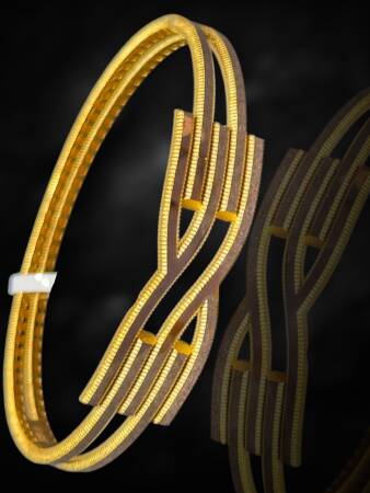 14 Ayar Altın Ajda Kelepçe - 