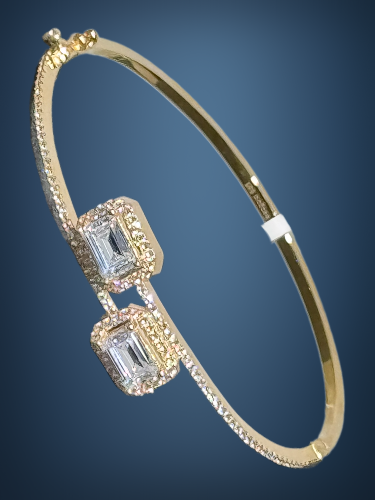 14 Ayar Altın Baget Kelepçe - 1