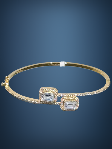 14 Ayar Altın Baget Kelepçe - 3