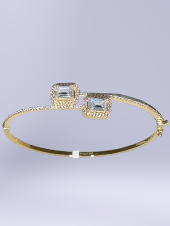 14 Ayar Altın Baget Kelepçe - 2