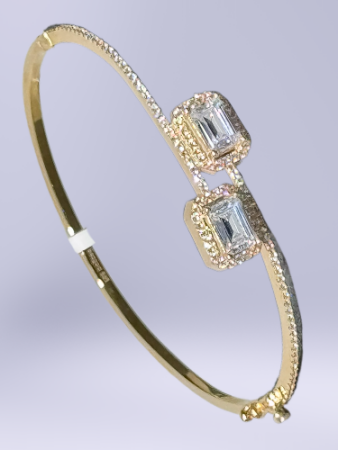 14 Ayar Altın Baget Kelepçe - 4