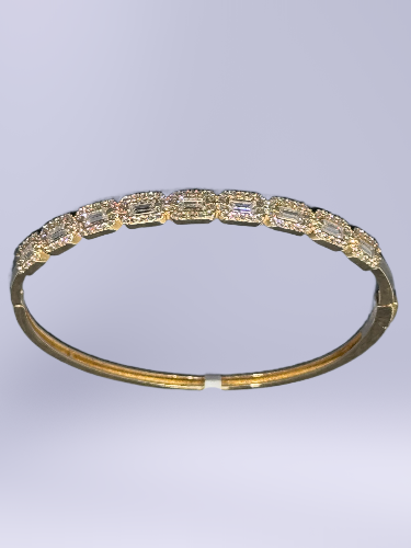 14 Ayar Altın Baget Kelepçe - 1