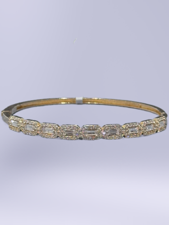 14 Ayar Altın Baget Kelepçe - 5