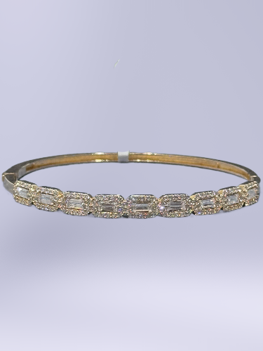 14 Ayar Altın Baget Kelepçe - 5