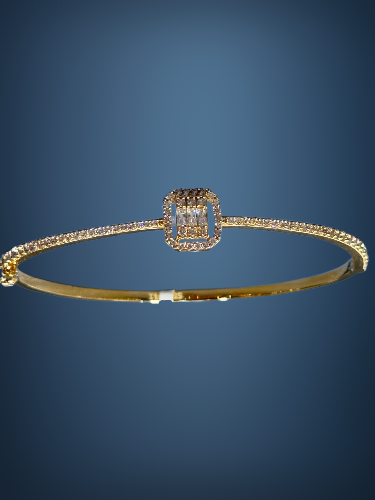 14 Ayar Altın Baget Kelepçe - 2