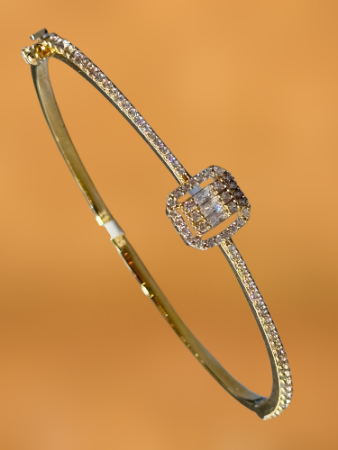 14 Ayar Altın Baget Kelepçe - 