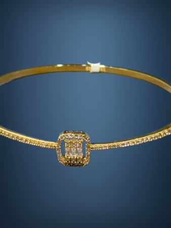 14 Ayar Altın Baget Kelepçe - 6