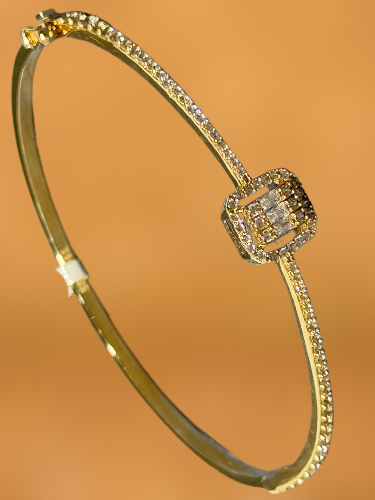 14 Ayar Altın Baget Kelepçe - 7