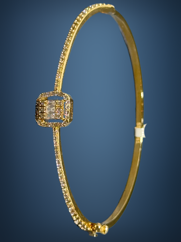 14 Ayar Altın Baget Kelepçe - 8