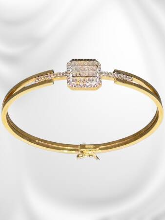 14 Ayar Altın Baget Kelepçe - 4