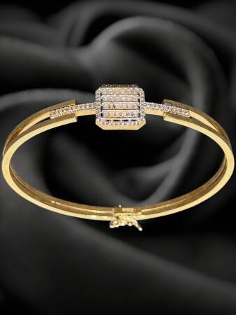 14 Ayar Altın Baget Kelepçe - 7