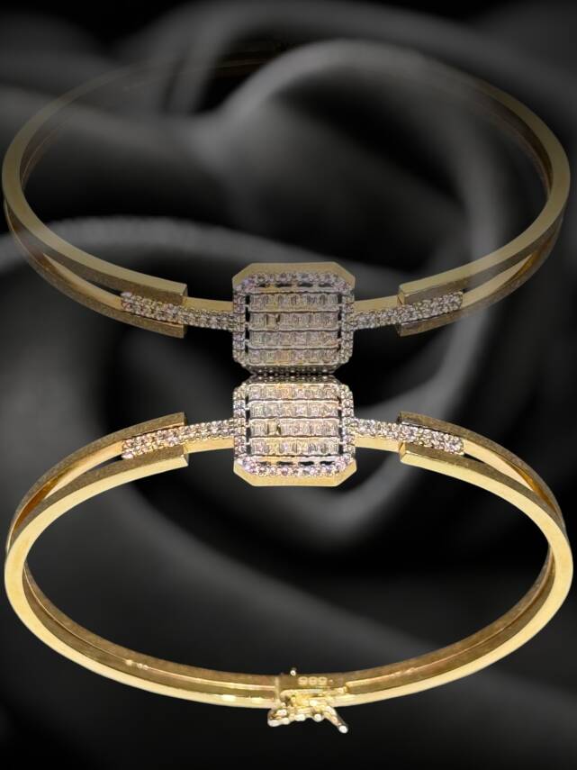 14 Ayar Altın Baget Kelepçe - 5