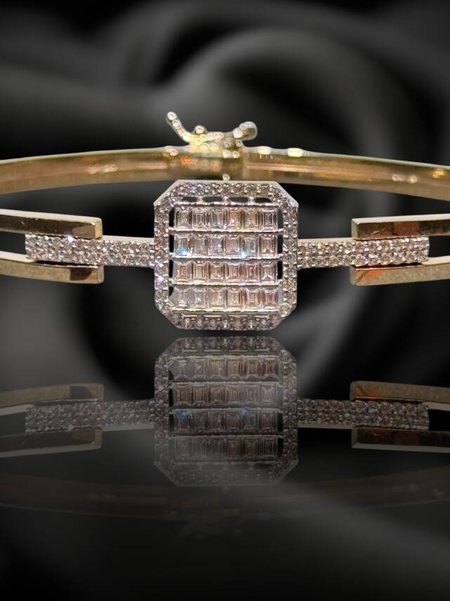 14 Ayar Altın Baget Kelepçe - 3