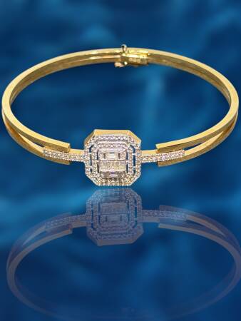 14 Ayar Altın Baget Kelepçe - 