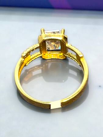 14 Ayar Altın Baget Yüzük - 7