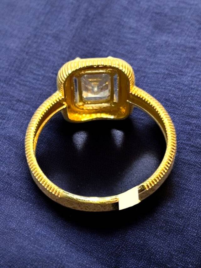 14 Ayar Altın Baget Yüzük - 7