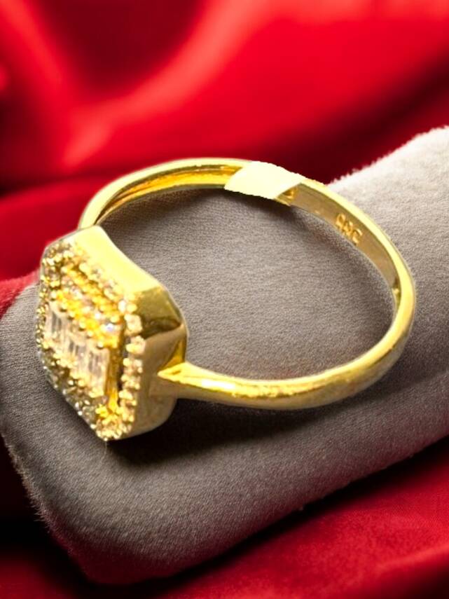 14 Ayar Altın Baget Yüzük - 3