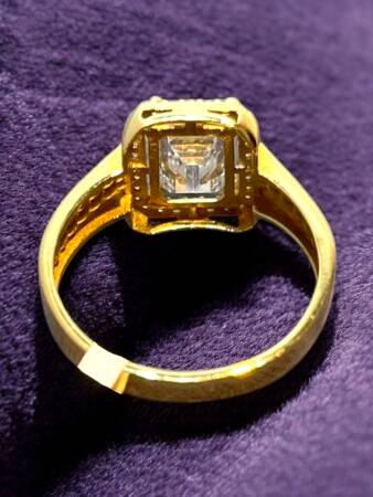 14 Ayar Altın Baget Yüzük - 7