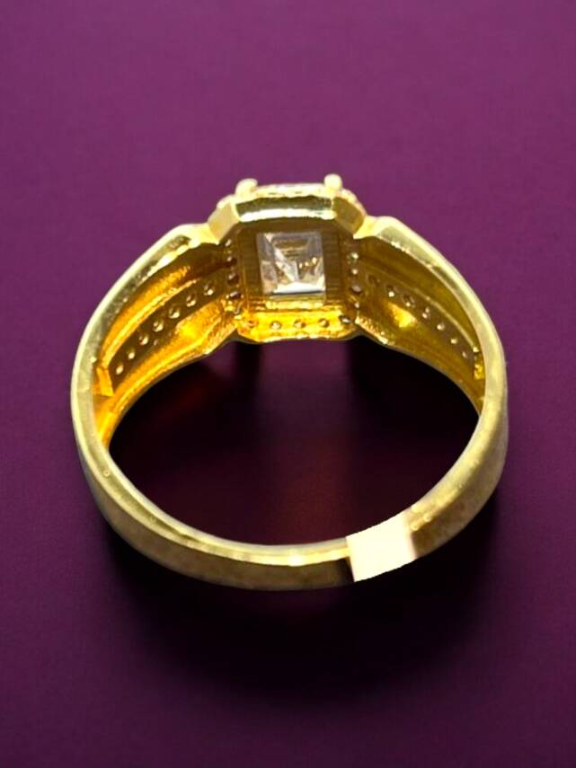 14 Ayar Altın Baget Yüzük - 7