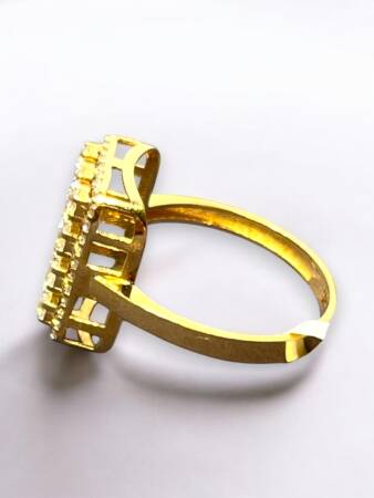 14 Ayar Altın Baget Yüzük - 7