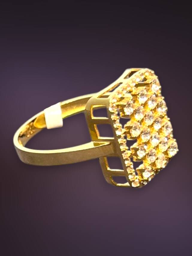 14 Ayar Altın Baget Yüzük - 4