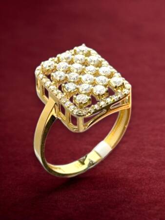 14 Ayar Altın Baget Yüzük - 5