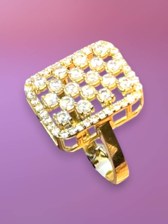 14 Ayar Altın Baget Yüzük - 6