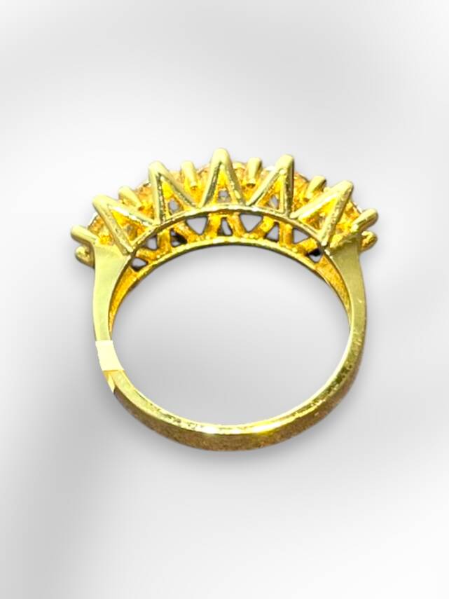 14 Ayar Altın Beştaş Yüzük - 7