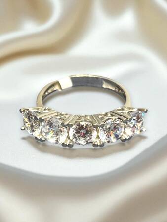 14 Ayar Altın Beştaş Yüzük - 