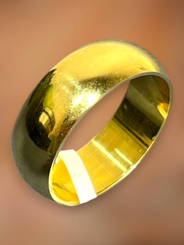 14 Ayar Altın Bombeli Alyans - 5