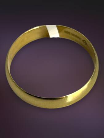 14 Ayar Altın Torna Bombe Alyans - 2