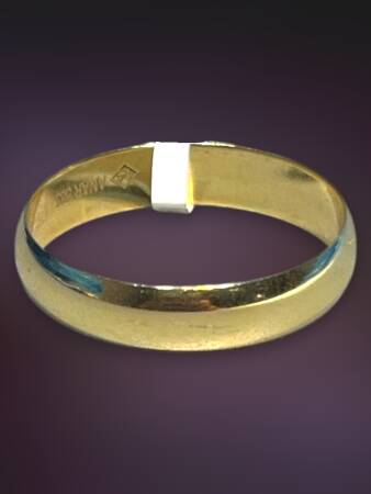 14 Ayar Altın Torna Bombe Alyans - 4