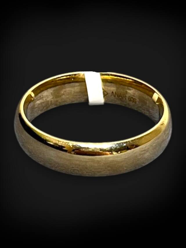 14 Ayar Altın Bombeli Alyans - 2