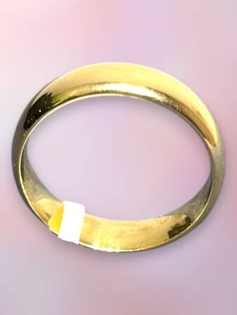 14 Ayar Altın Bombeli Alyans - 