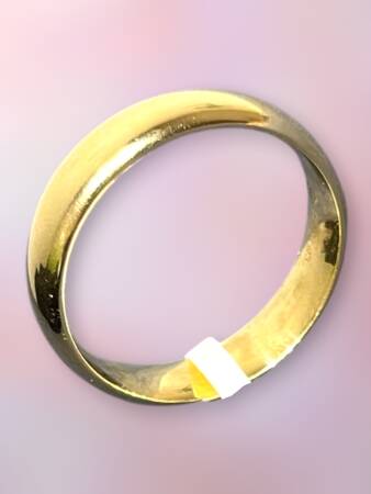 14 Ayar Altın Bombeli Alyans - 5