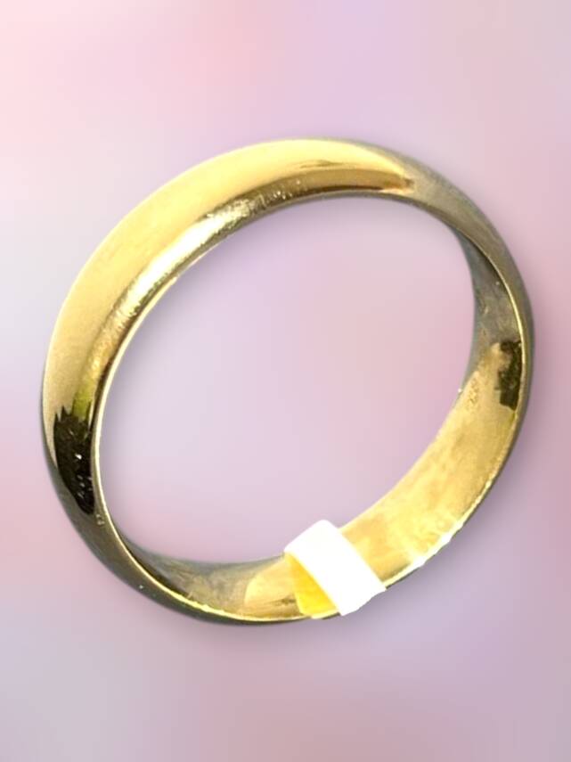 14 Ayar Altın Bombeli Alyans - 5