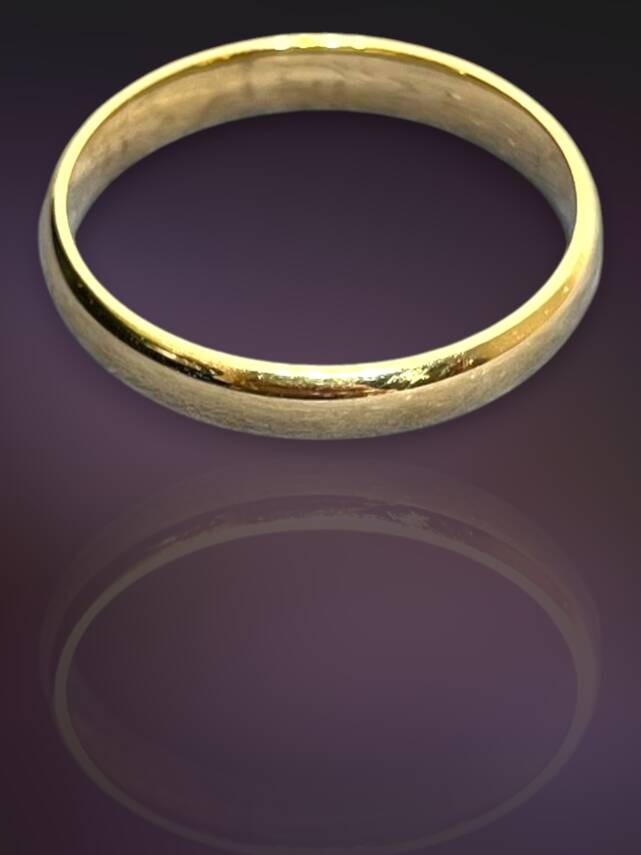 14 Ayar Altın Bombeli Alyans - 3