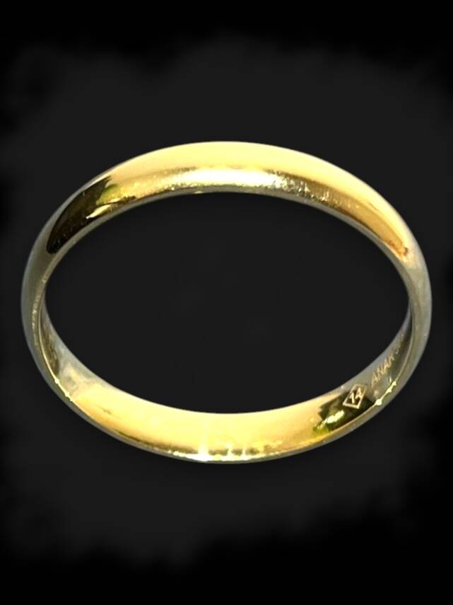 14 Ayar Altın Bombeli Alyans - 4