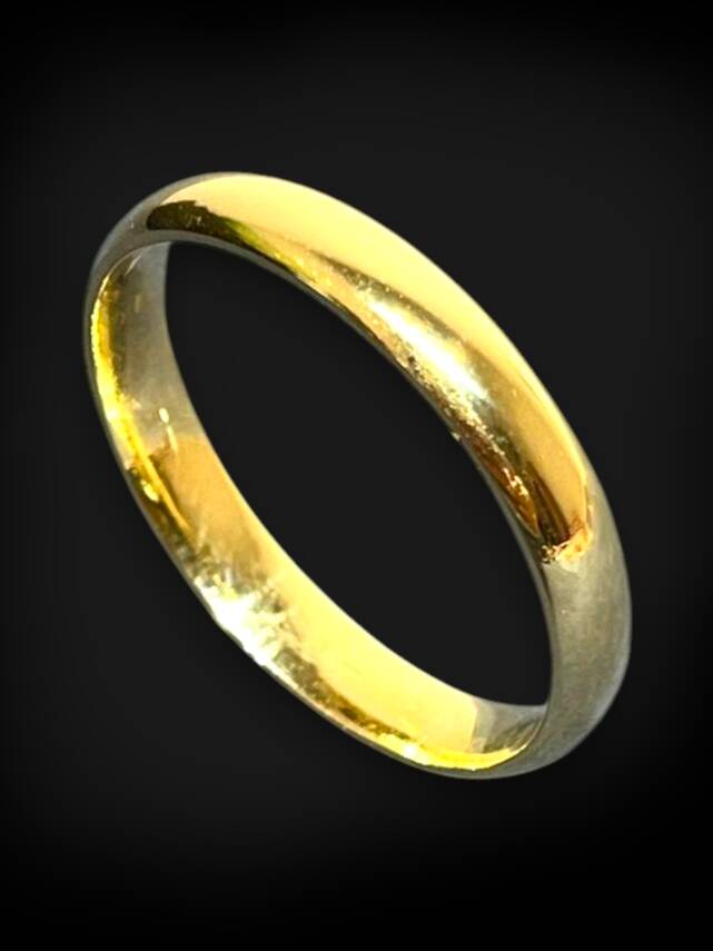 14 Ayar Altın Bombeli Alyans - 6