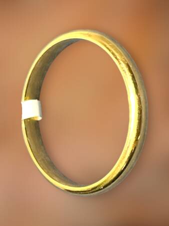 14 Ayar Altın Bombeli Alyans - 2