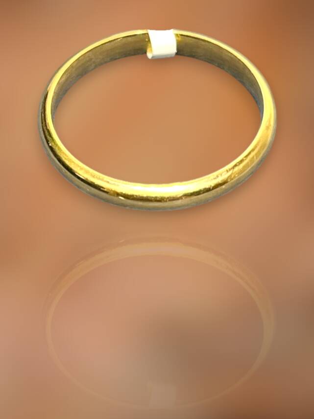 14 Ayar Altın Bombeli Alyans - 4