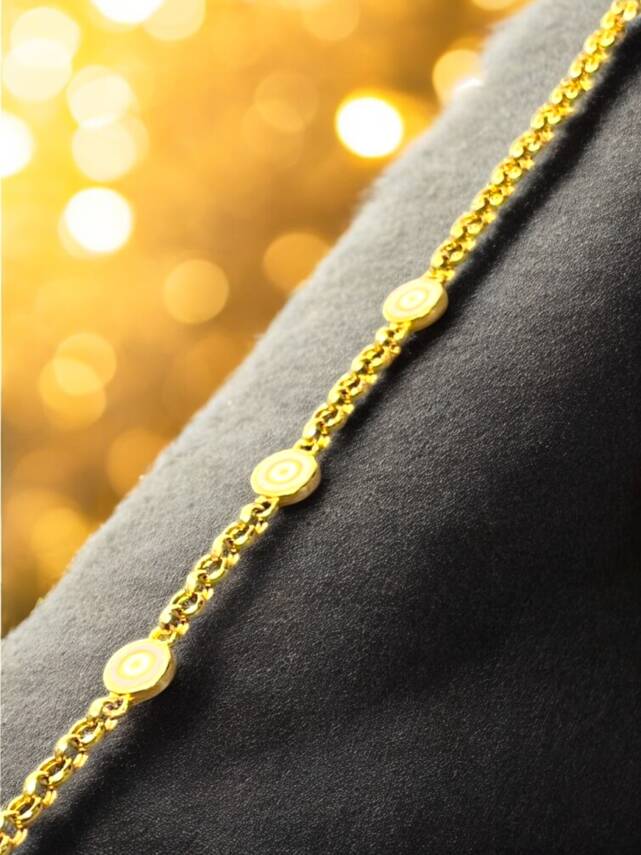 14 Ayar Altın Çocuk Künyesi - 5