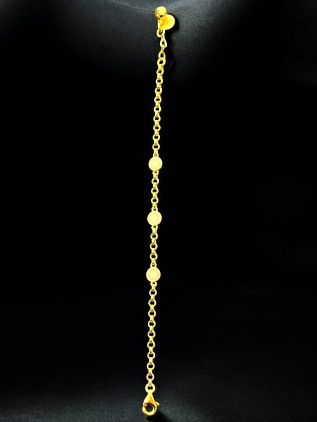 14 Ayar Altın Çocuk Künyesi - 3