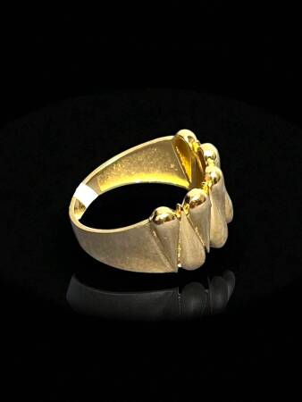 14 Ayar Altın Damla Yüzük - 4