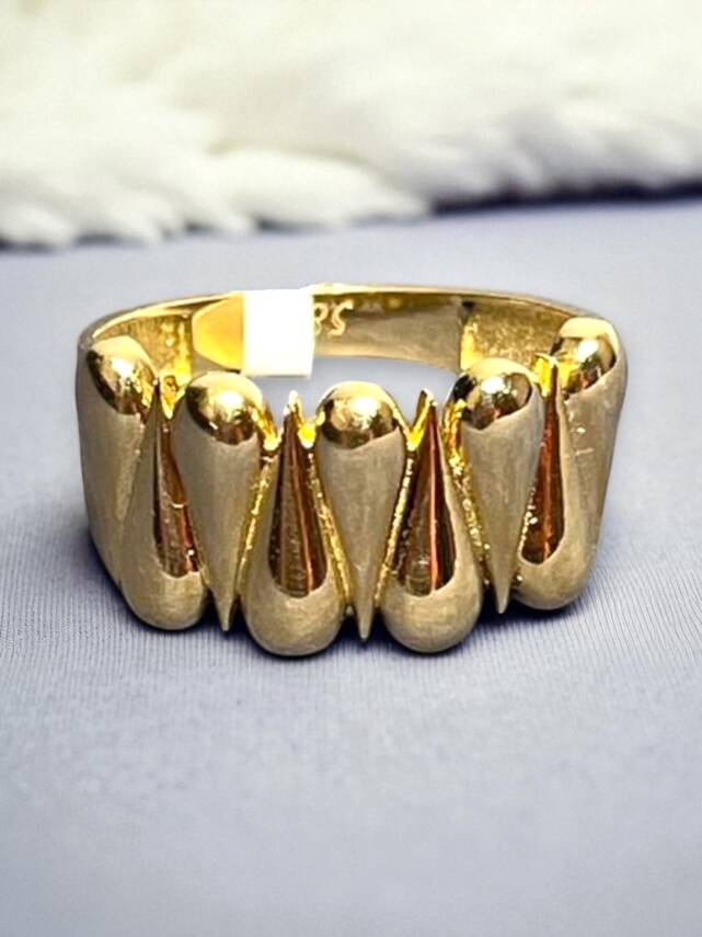 14 Ayar Altın Damla Yüzük - 1