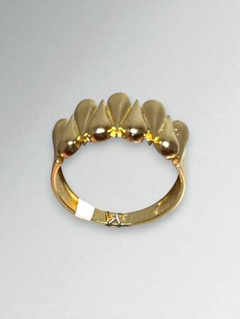 14 Ayar Altın Damla Yüzük - 6