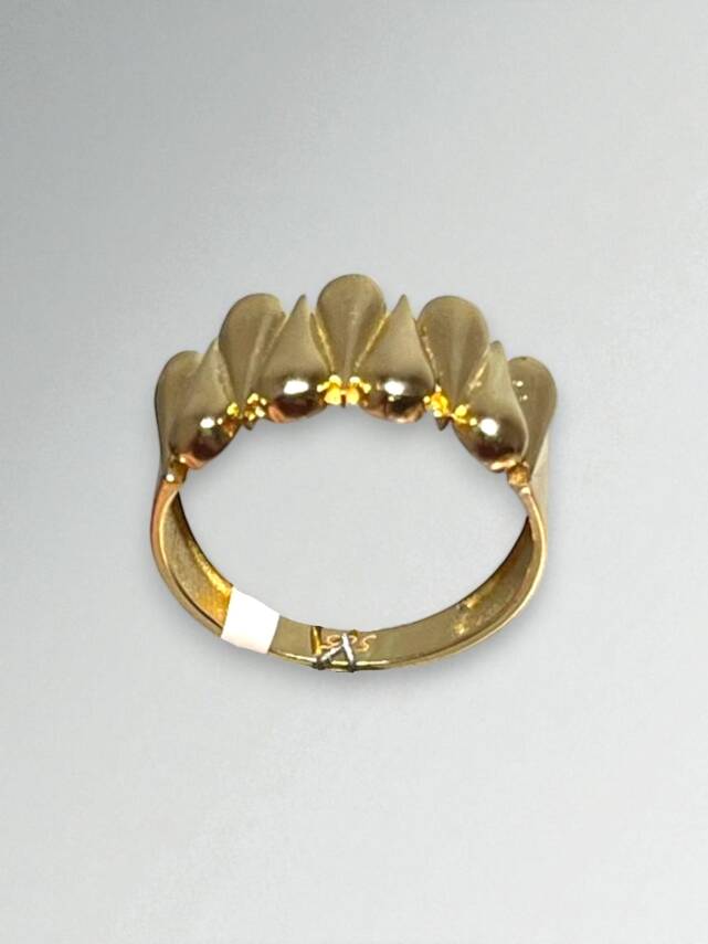 14 Ayar Altın Damla Yüzük - 6