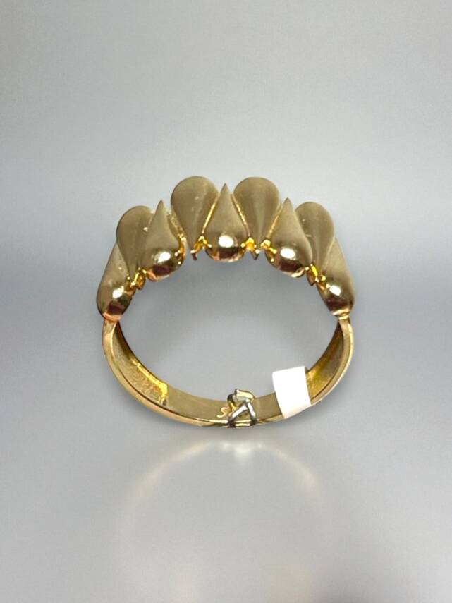 14 Ayar Altın Damla Yüzük - 8