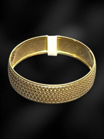 14 Ayar Altın Desenli Alyans - 2