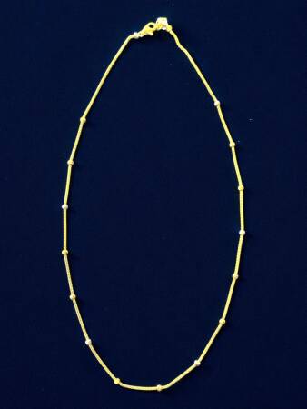 14 Ayar Altın Dorika Kolye - 4